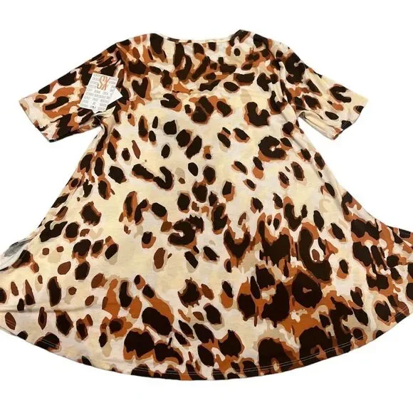 Vintage Y2K Rare LuLaRoe Leopard Animal Print Perfect Tee XS - Picture 5 of 7
